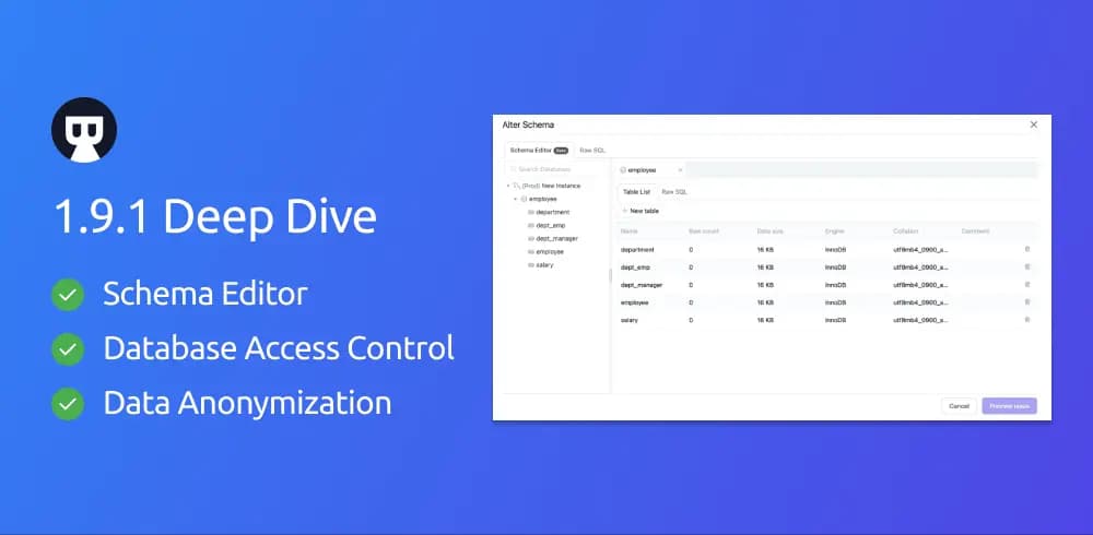 Bytebase 1.9.1 Deep Dive